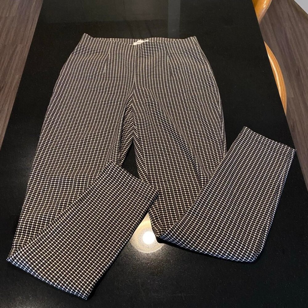 Calvin Klein Women's Houndstooth Trouser Pants Size 6